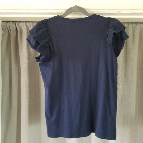Crewcuts | Ruffle Shoulder T-shirt - Picture 2 of 4